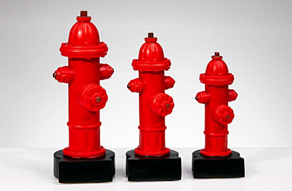 Hydrant als Trophäe