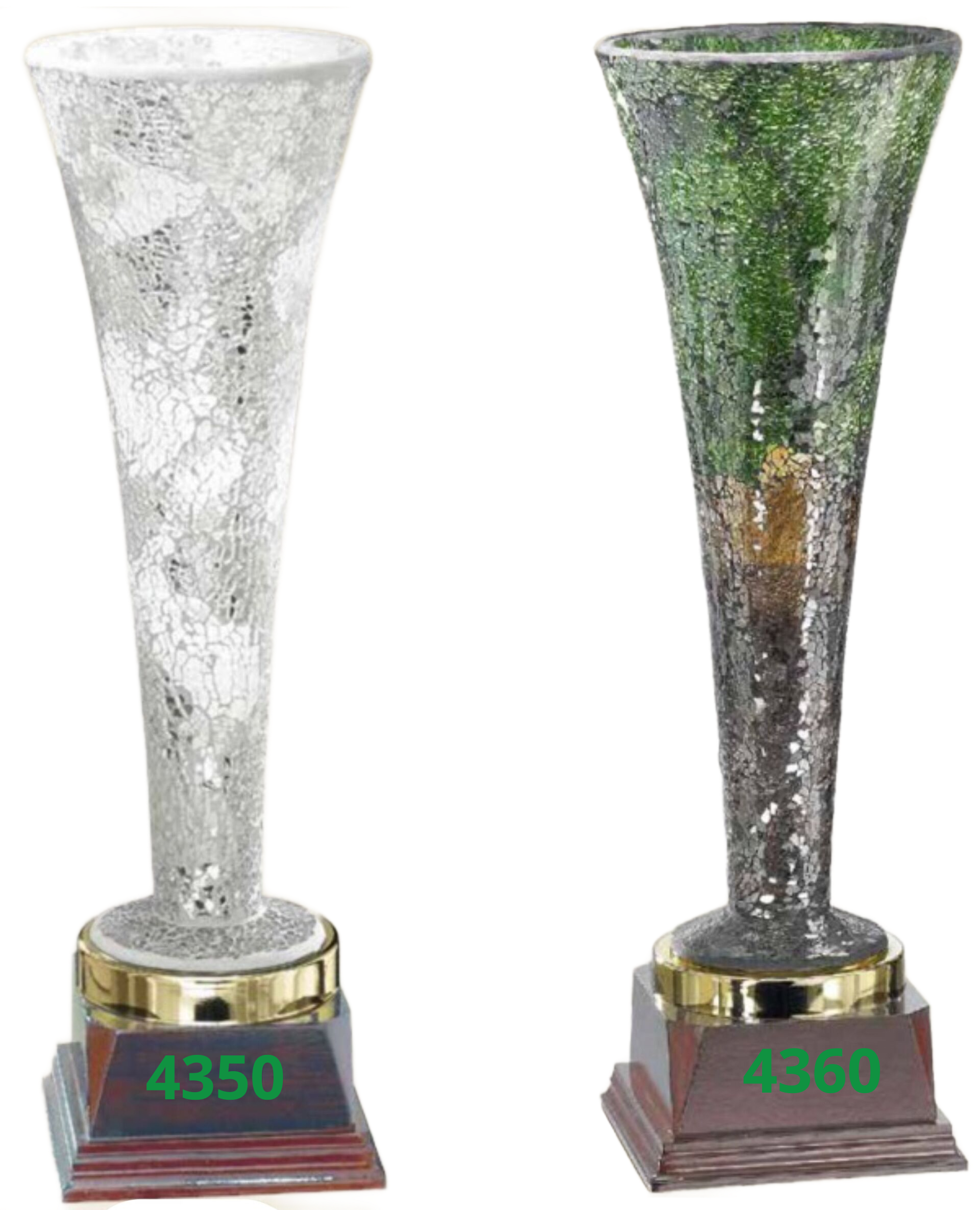 Glastrophäen im Muranostil