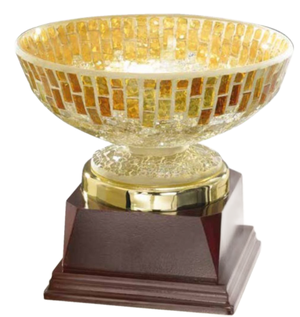 Glastrophäen im Muranostil