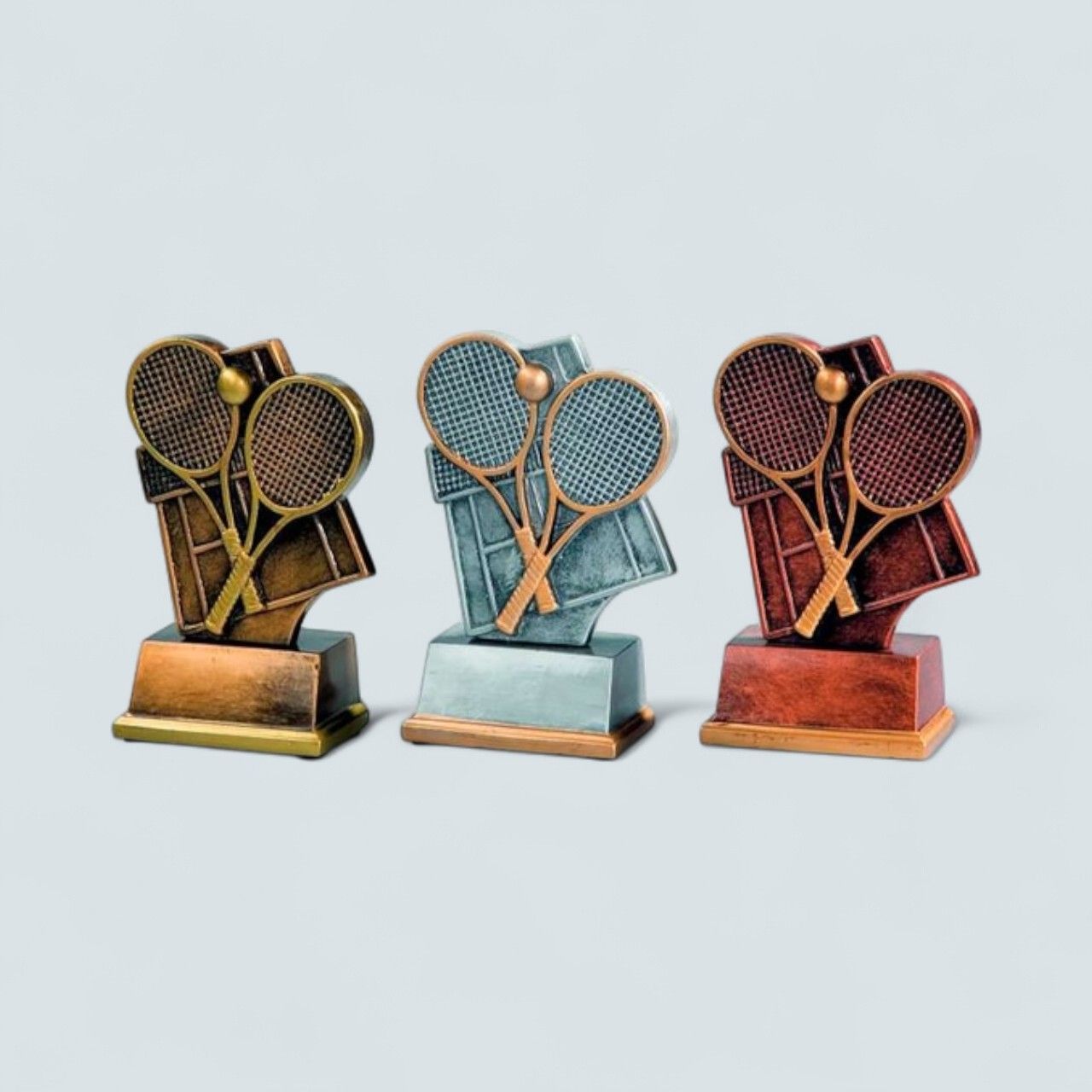 Resinfigur Tennisschläger