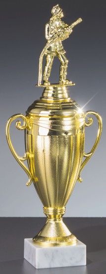 SchraubfigurFeuerwehrmann auf Pokal