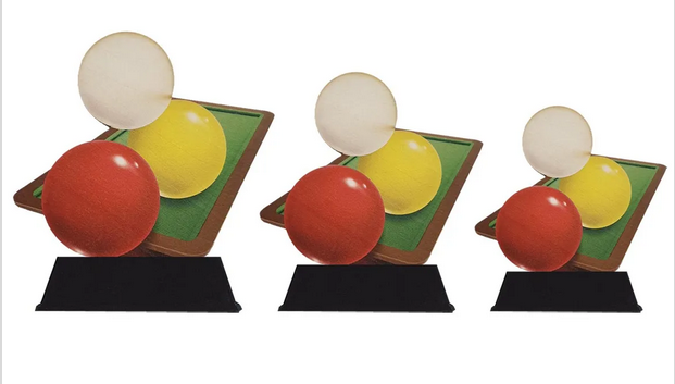 bedruckte Holztrophäe