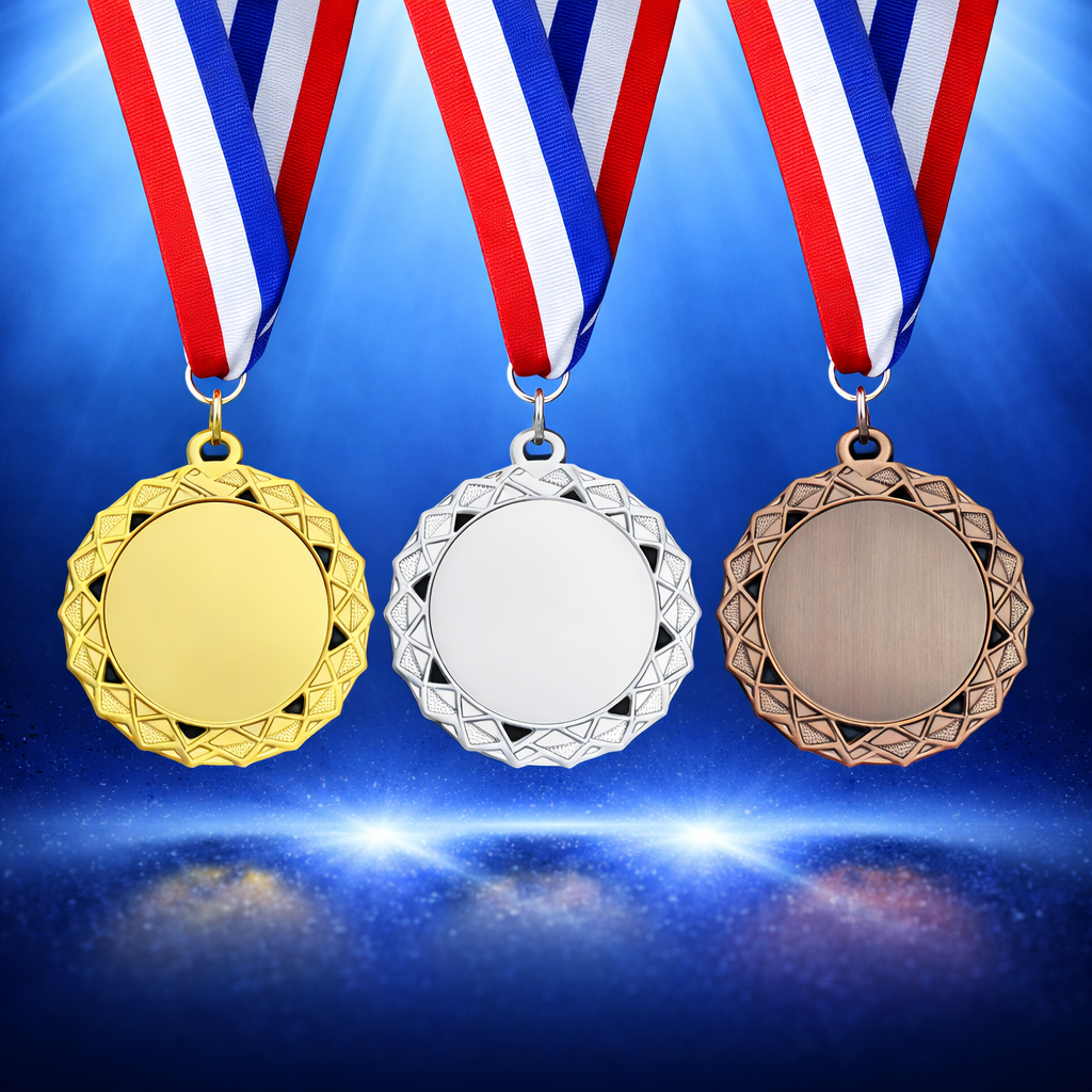 Medaillen gold silber bronze