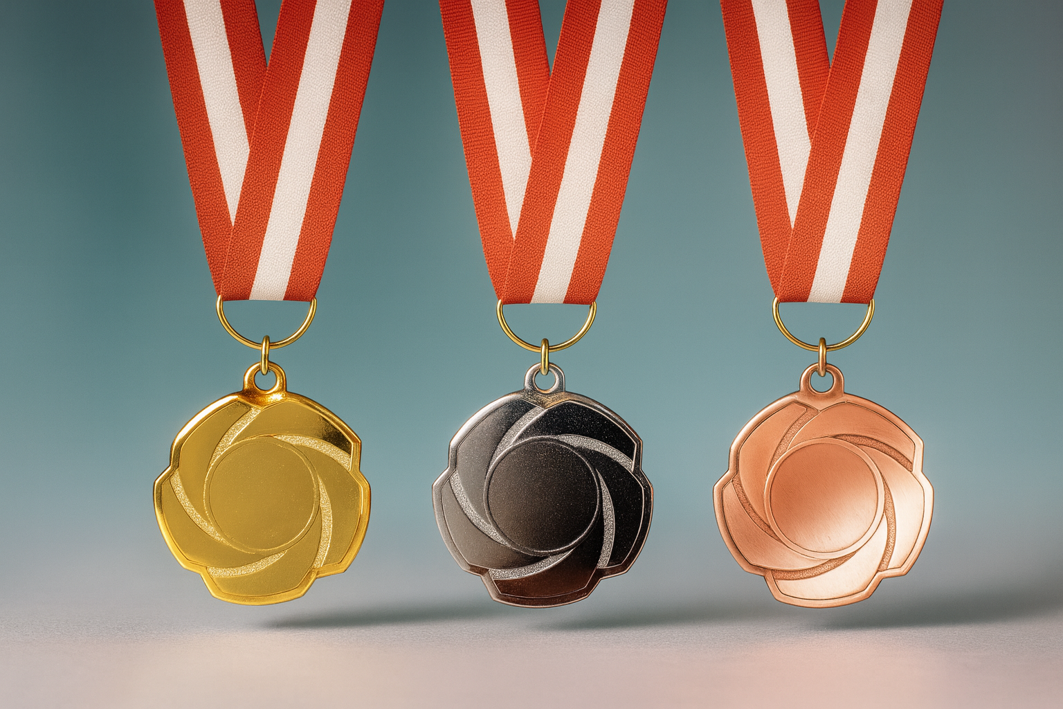 Medaillen gold silber bronze