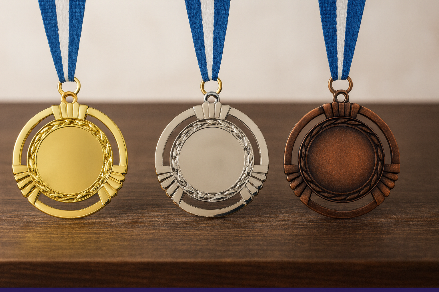 Medaillen gold silber bronze