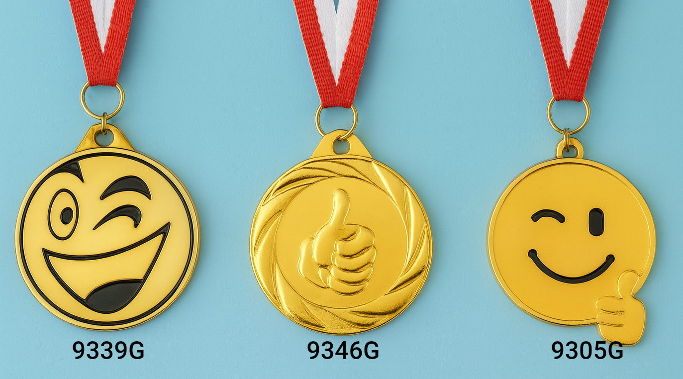 goldene Skifahrermedaille Schneeflocke