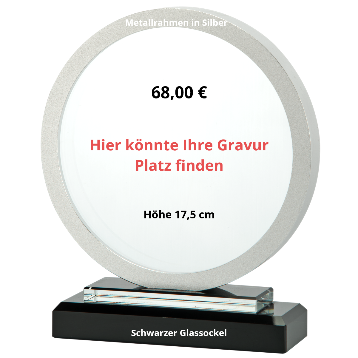 Metall Glas Trophäe