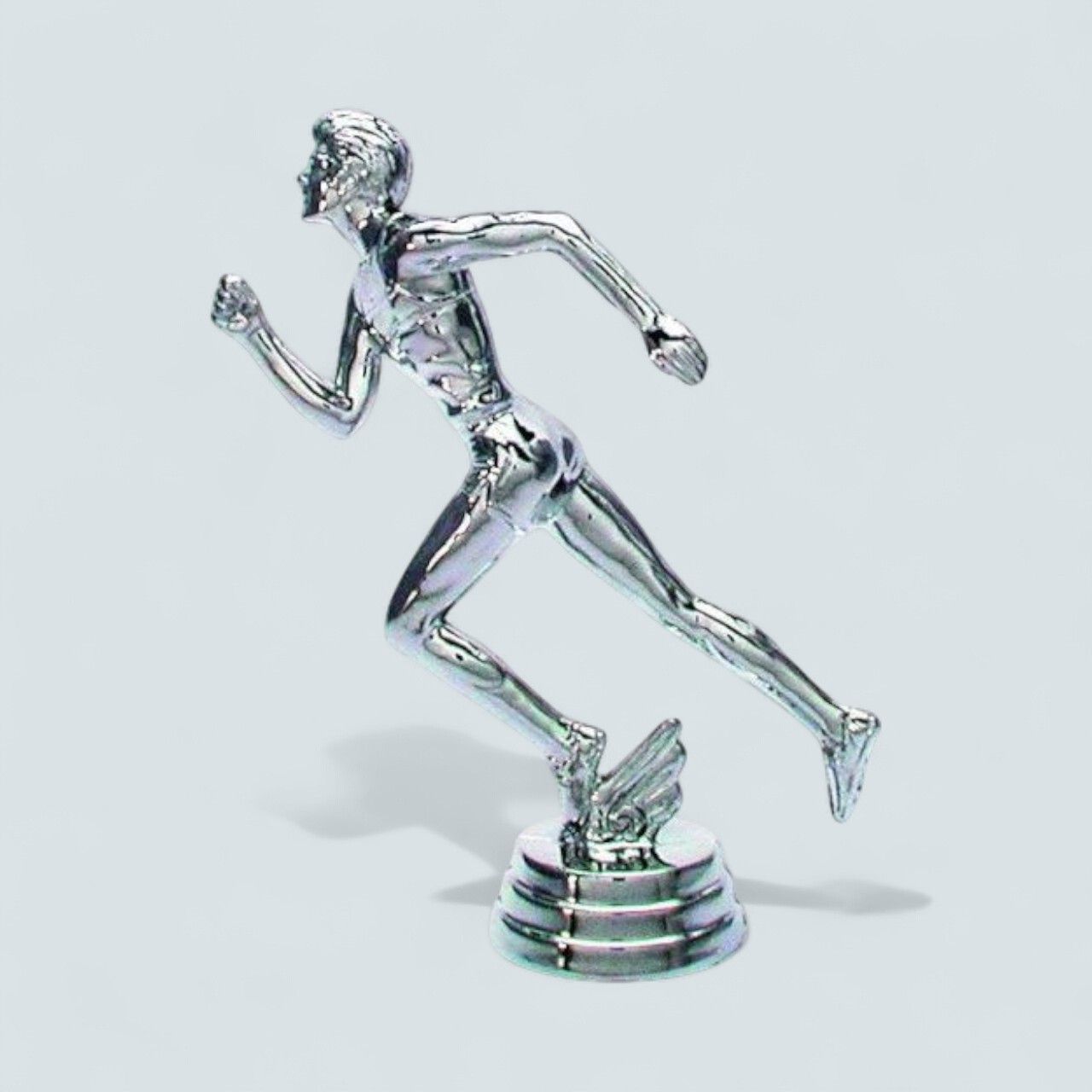 Schraubfigur Sprinter in Silber
