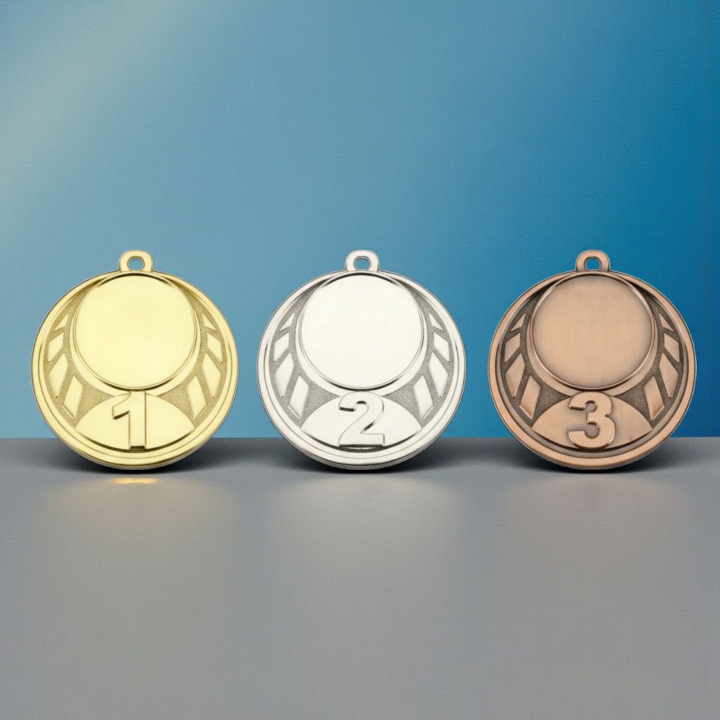 Medaillen gold silber bronze
