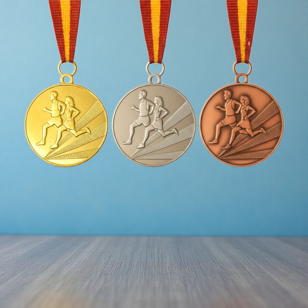 geprägte Medaillen gold silber bronze