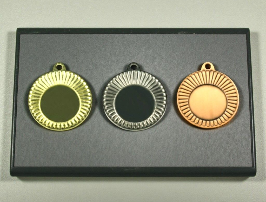 Medaillen gold silber bronze
