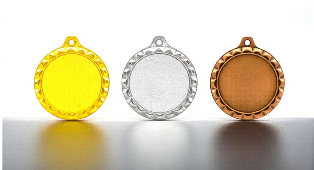 Medaillen gold silber bronze