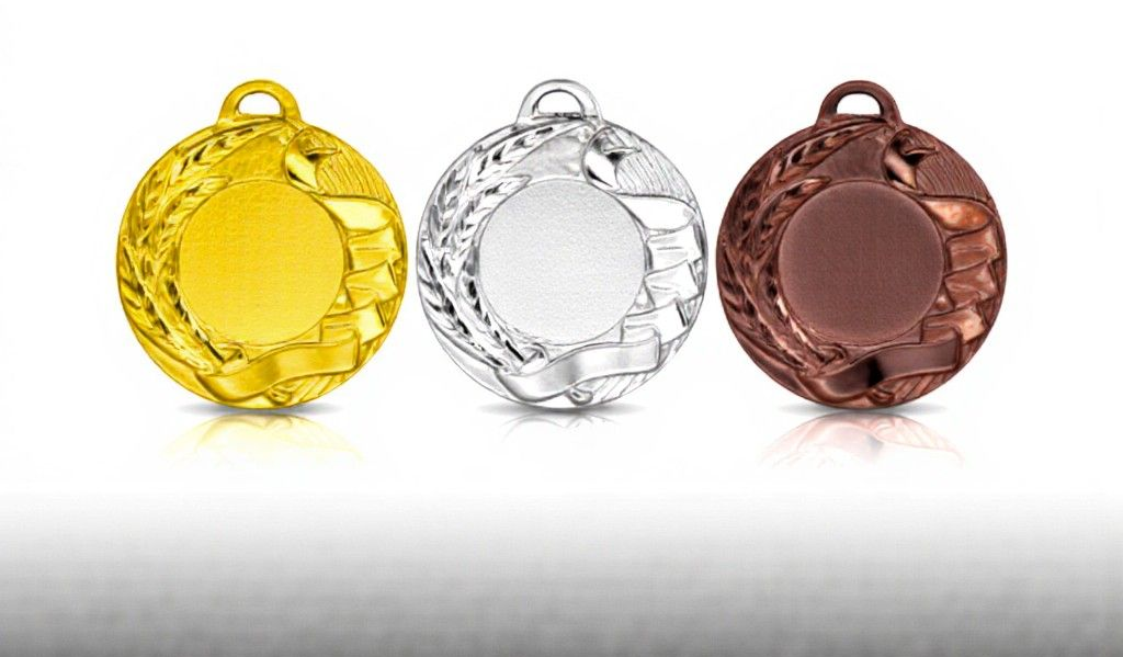 Medaillen gold silber bronze
