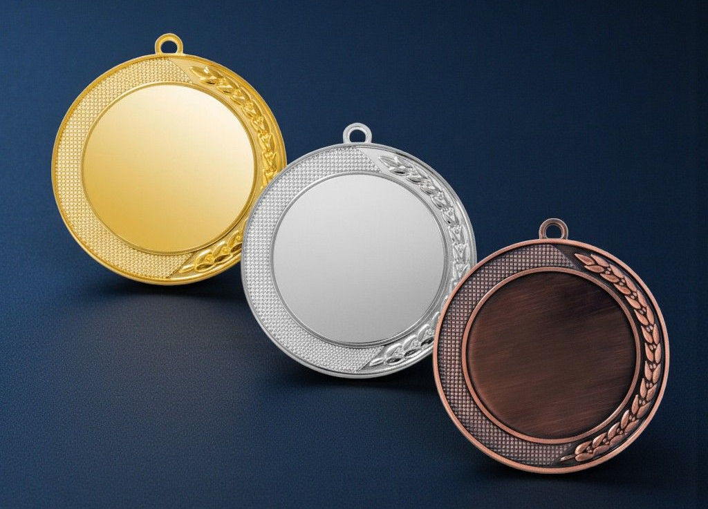 Medaillen gold silber bronze