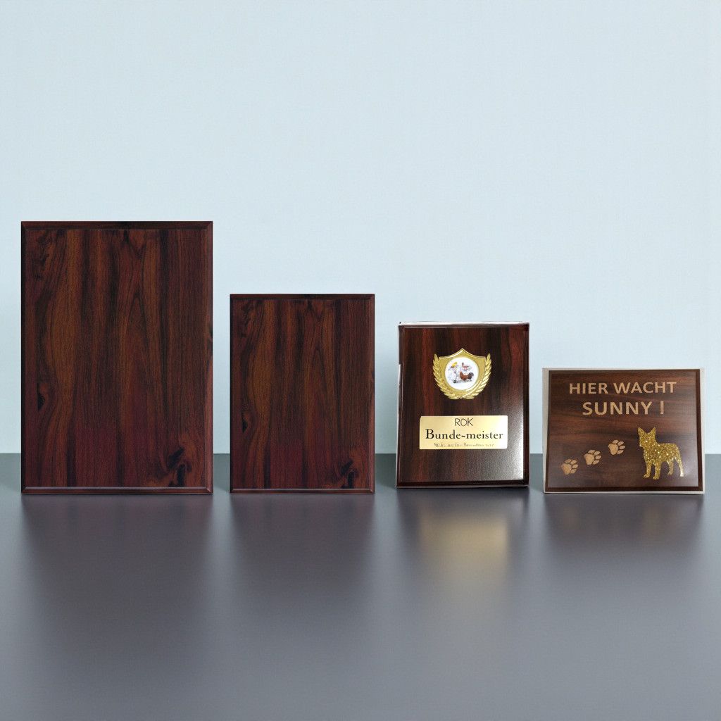 Holzplaketten für Gravur