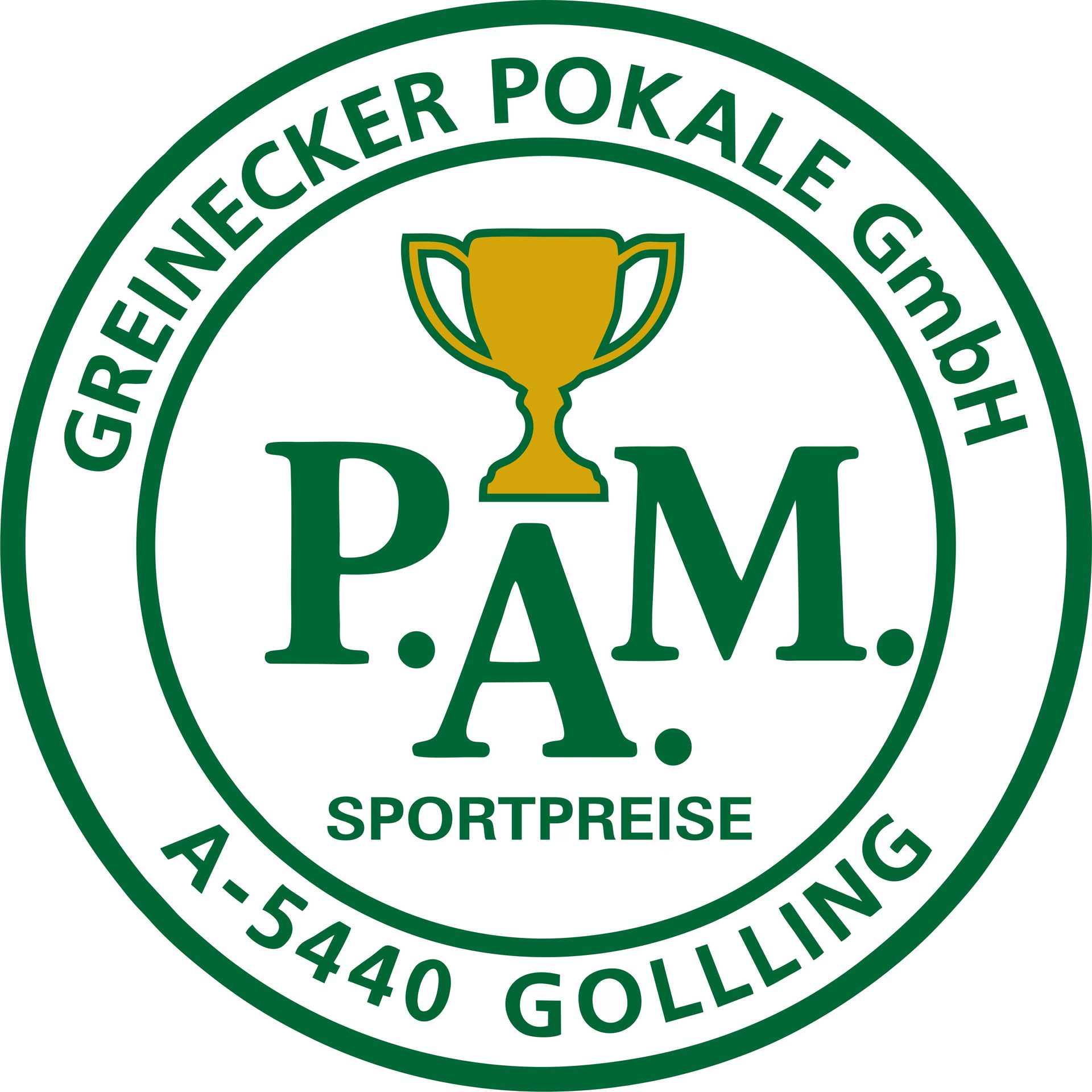 P.A.M. Greinecker Pokale GmbH Logo