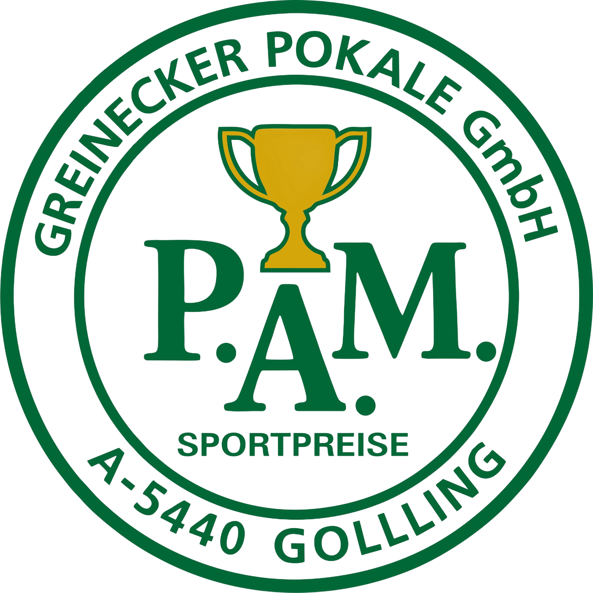 P.A.M. Greinecker Pokale GmbH Logo