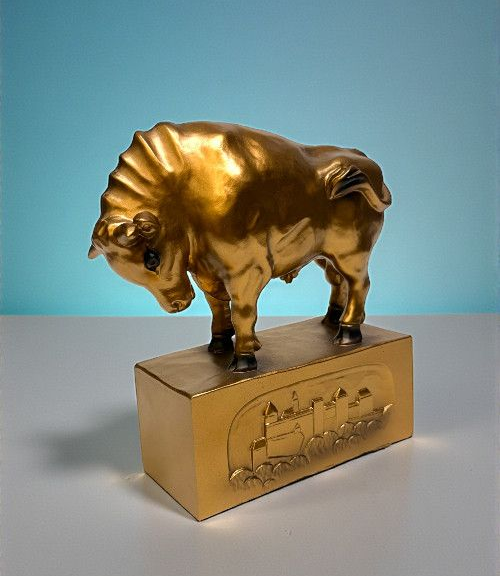 Salzburger Stier als hochwertige Trophäe von P.A.M. Greinecker