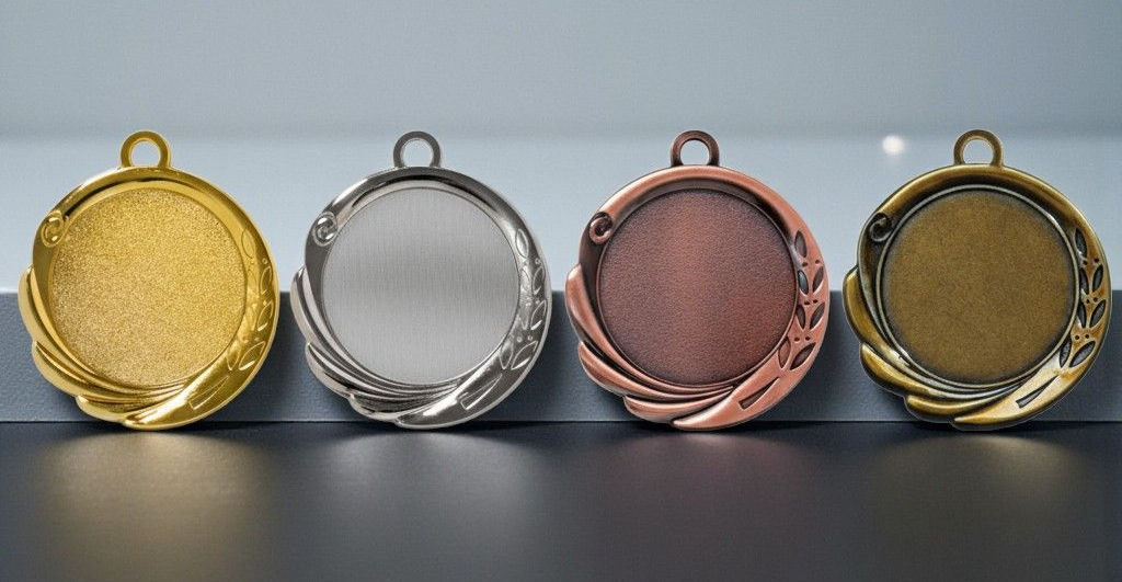 Medaillen gold silber bronze