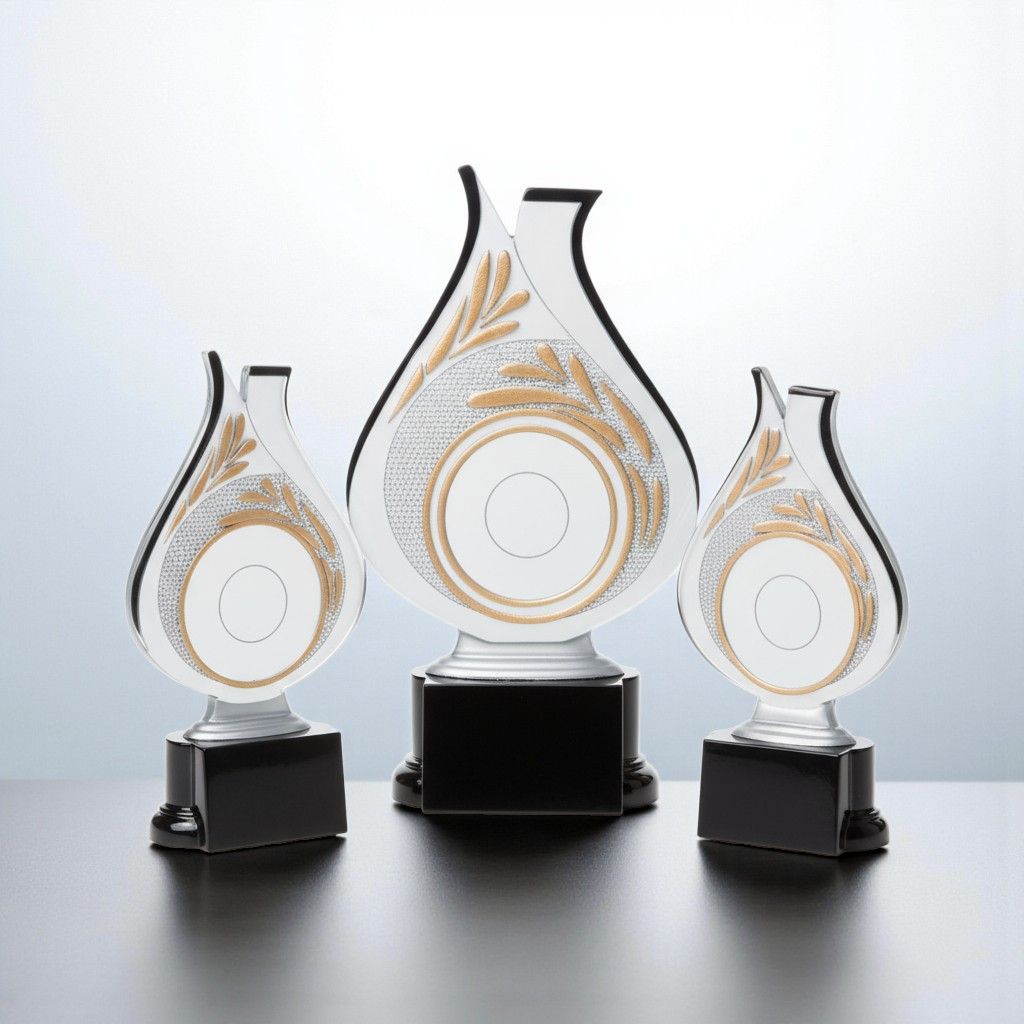 Resinfigur mit Emblemträger