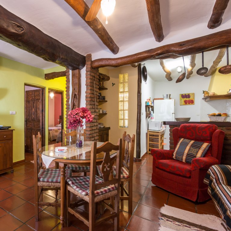 Salón de la casa rural Cortijo La Viga Órgiva