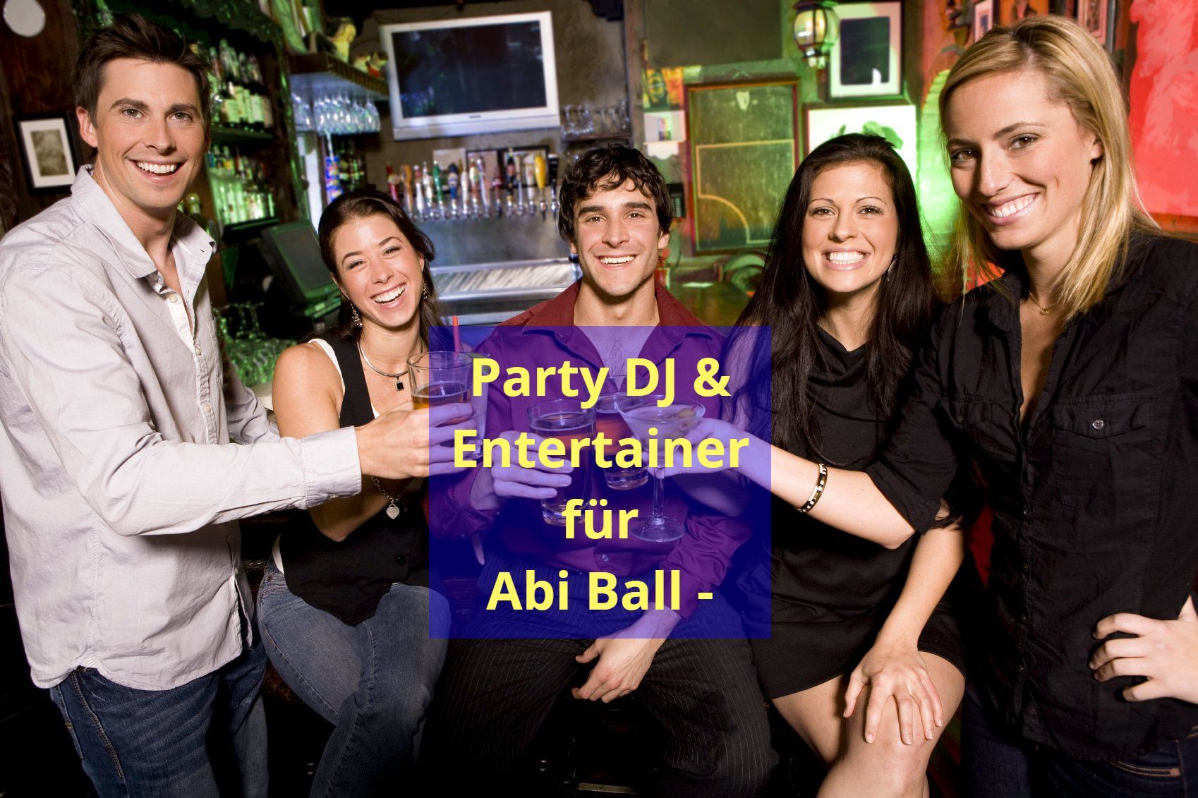 Referenzen Alleinunterhalter NRW und DJ NRW für ABI Ball