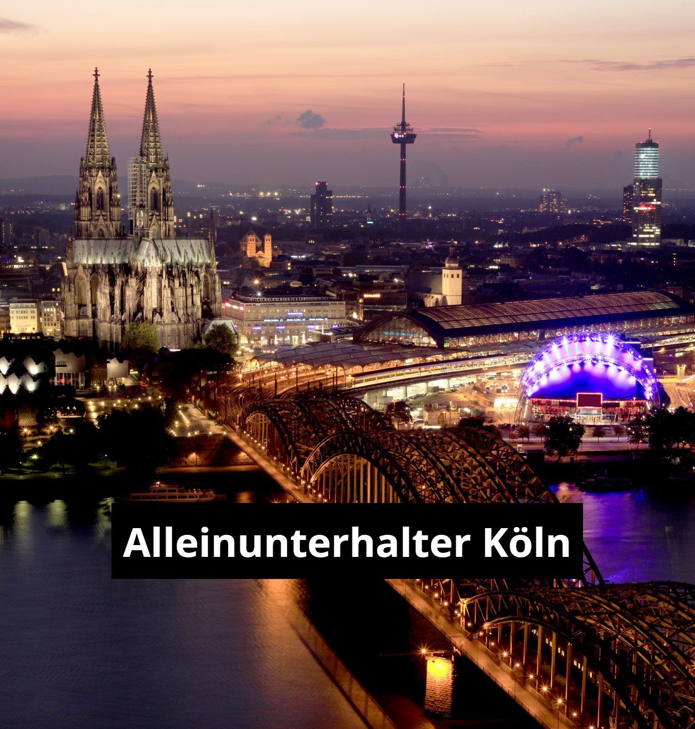 Alleinunterhalter Köln mit phantastischer Musik & Licht Technik ideal für alle Events im Kreis Köln