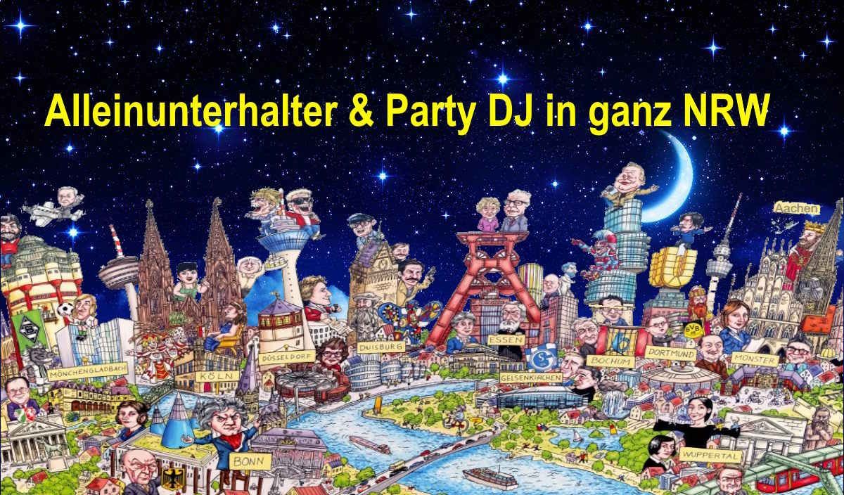 Alleinunterhalter NRW Nordrheinwestfalen inklusive DJ