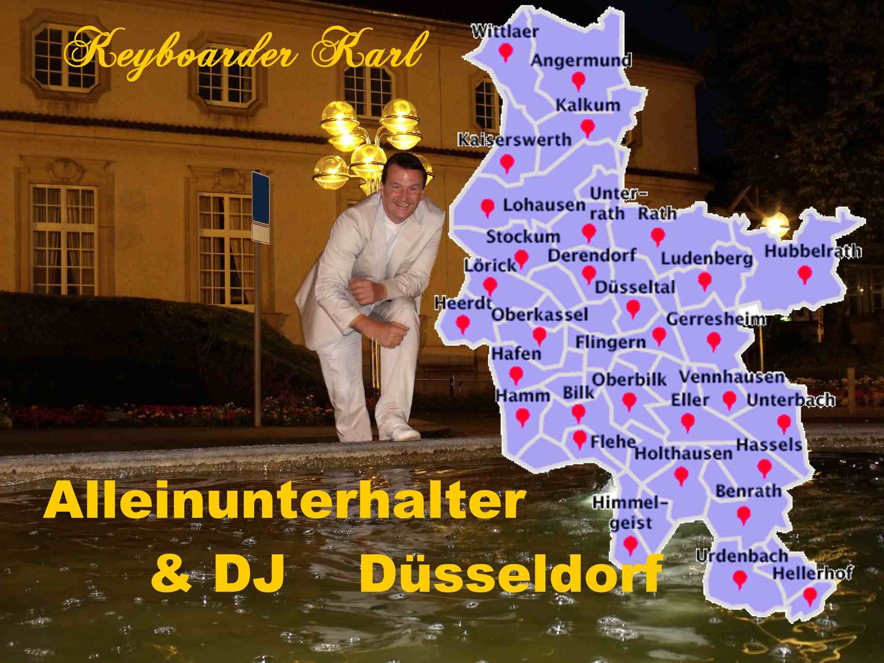 Alleinunterhalter Düsseldorf - Hier Sofort buchen zum Festpreis inkl. Live Musik und DJ.