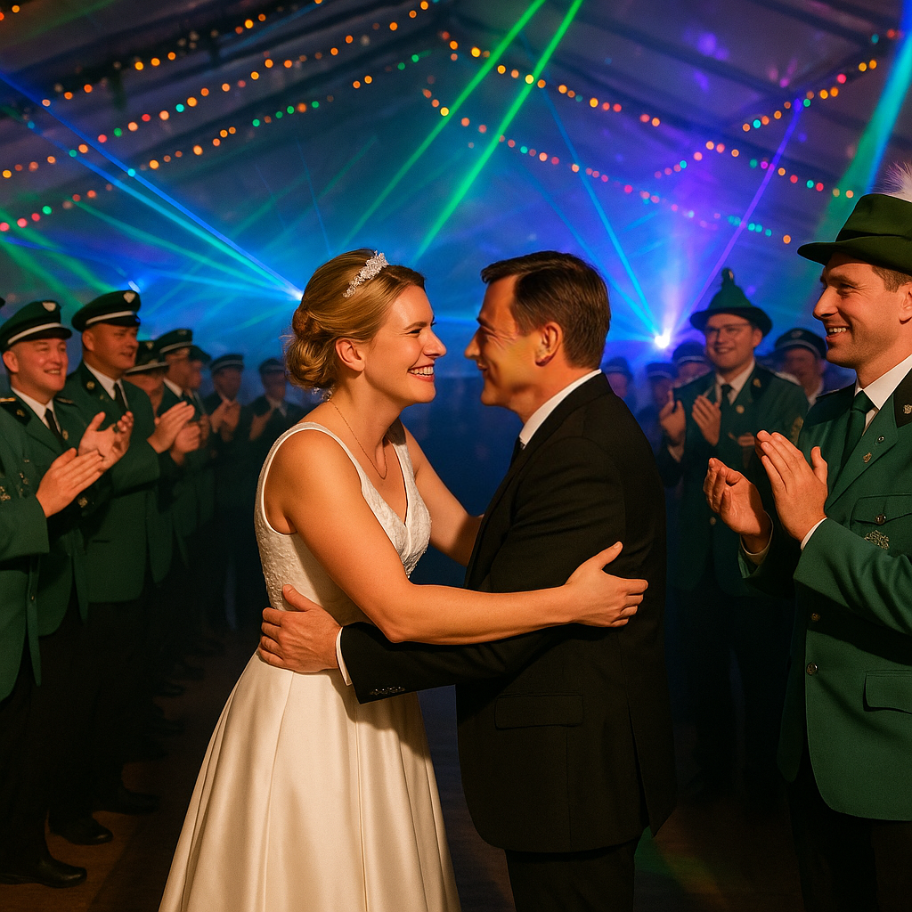 Alleinunterhalter Bonn - Schützenkönigin sagt Danke zu Keyboarder Karl Alleinunterhalter Bonn - Schützenkönigin sagt Danke zu Keyboarder Karl