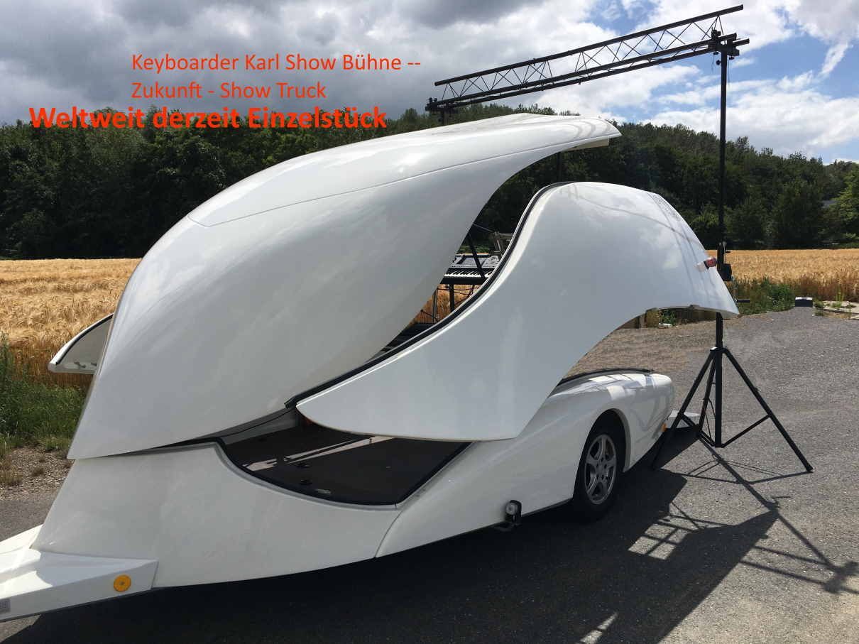 Keyboarder Karl - Alleinunterhalter Gangelt Breberen Gillrath Waldfeucht und Geilenkirchen - Hier der Show Truck der Eigentum von Keyboarder Karl ist. Mobile Bühne ! Keyboarder Karl - Alleinunterhalter Gangelt Breberen Gillrath Waldfeucht und Geilenkirchen - Mobile Bühne von Karl