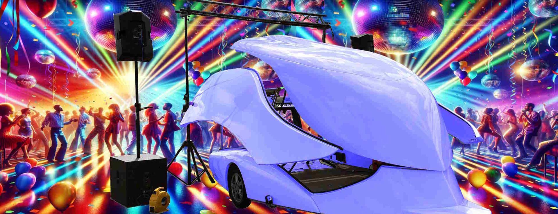 Alleinunterhalter in ganz NRW - Hier ein Foto vom Keyboarder Karl Show Truck