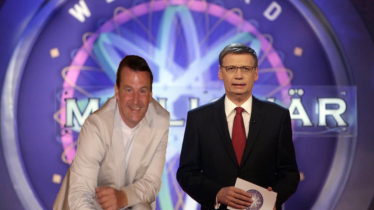 Keyboarder Karl bei Günther Jauch in der Sendung Wer wird Millionär