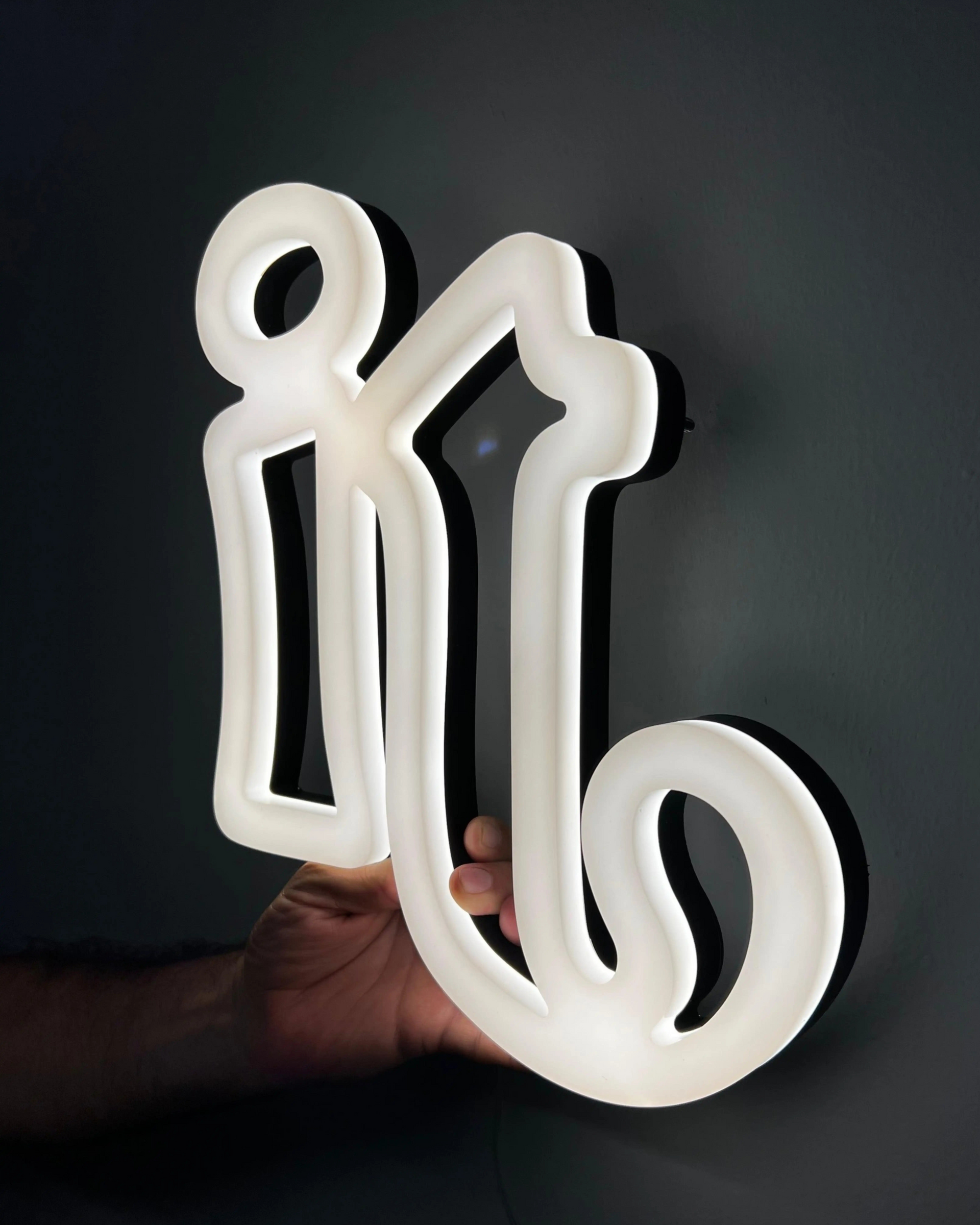 Frontleuchter 3D LED Buchstaben aus Aluminium und Acryl