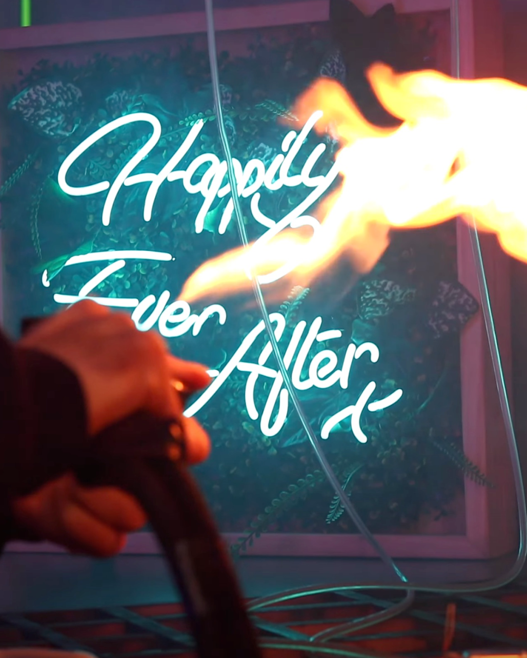 Fertigung von Neon Schriftzügen