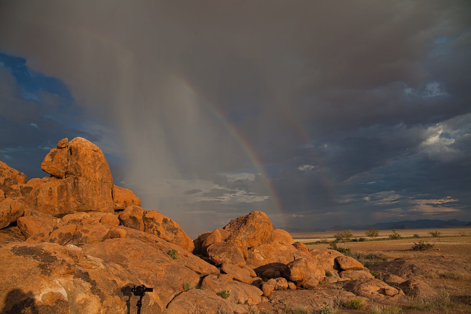 Regenzeit in Namibia