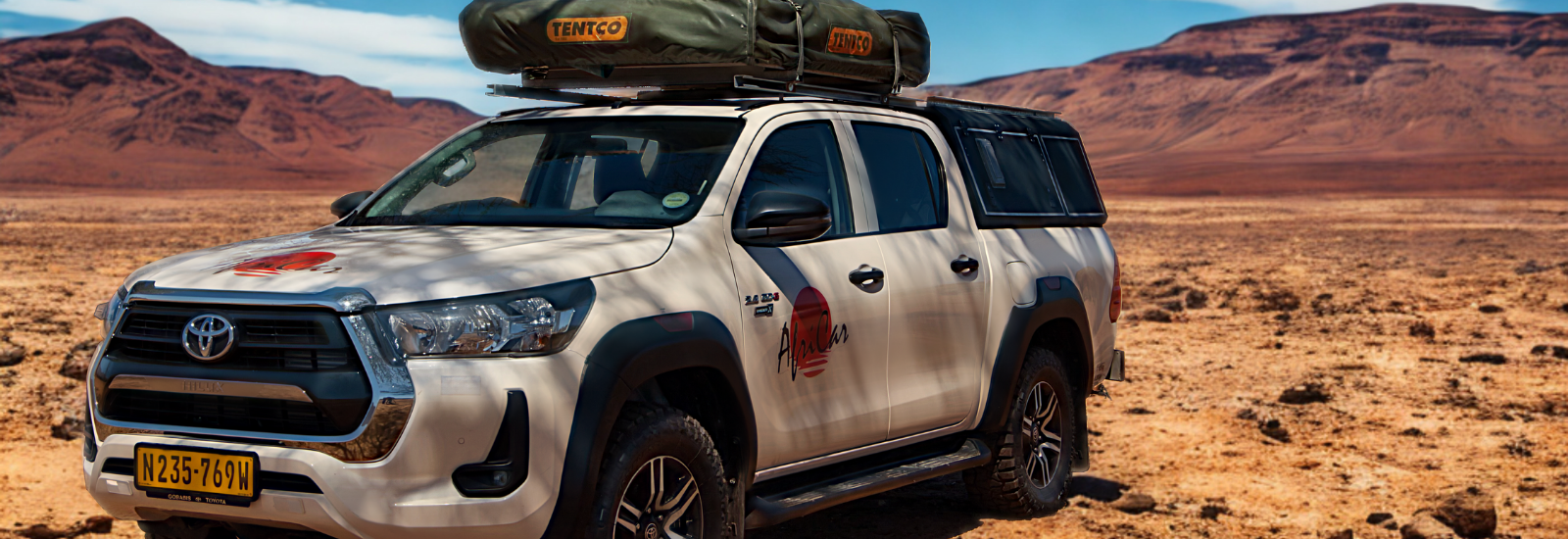 Toyota Hilux mit Camping Ausstattung