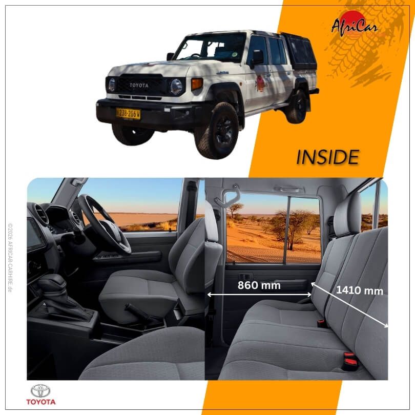 Abmessungen Toyota Land Cruiser Doppel Kabine