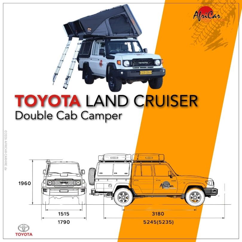 Abmessungen Toyota Land Cruiser Camper