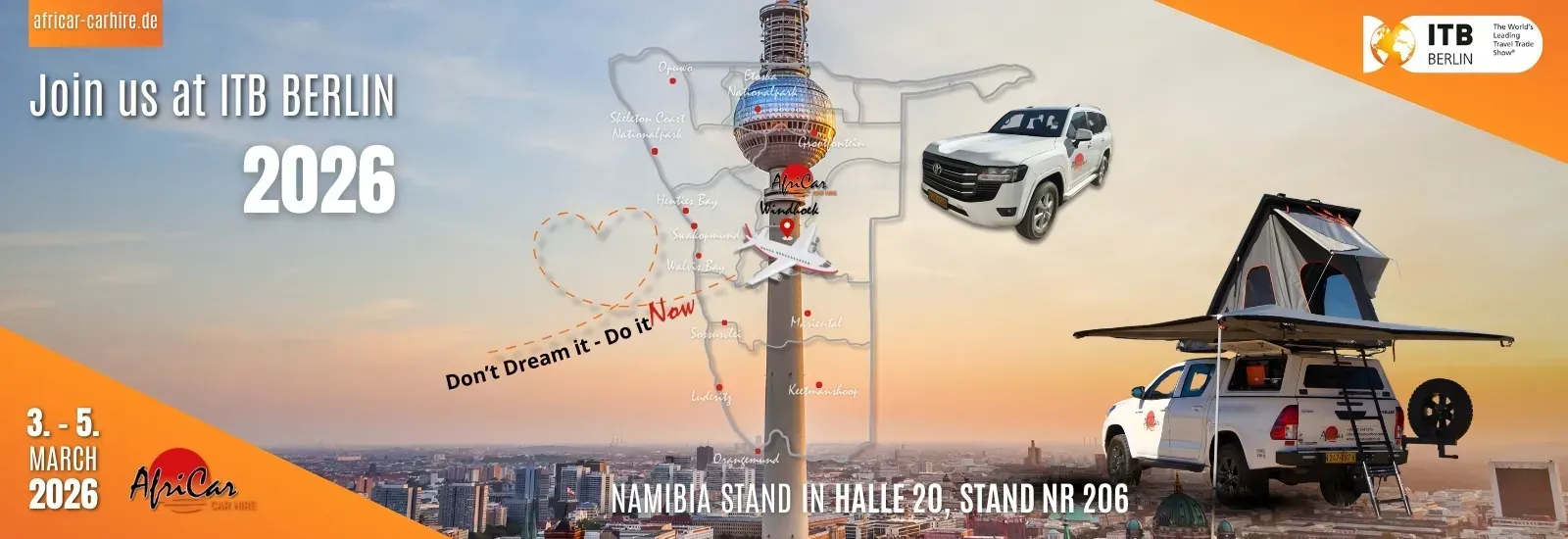 <p class="rteBlock">Besuchen Sie uns auf der ITB Berlin Halle 20 | Stand 206</p>