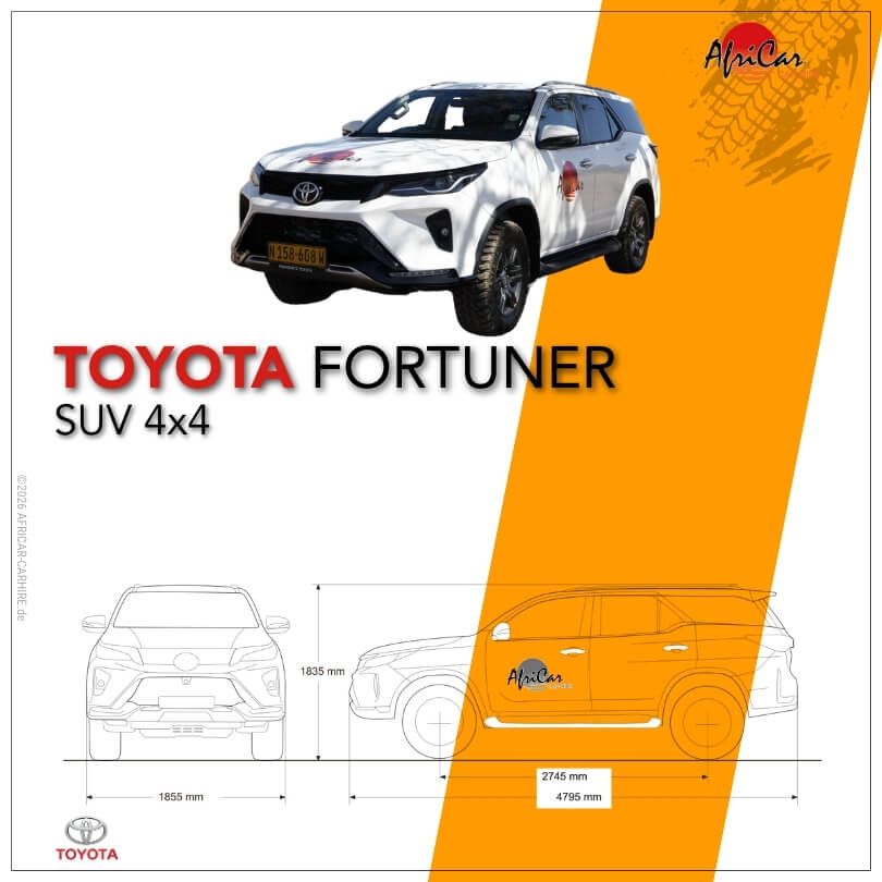 Abmessungen Toyota Fortuner