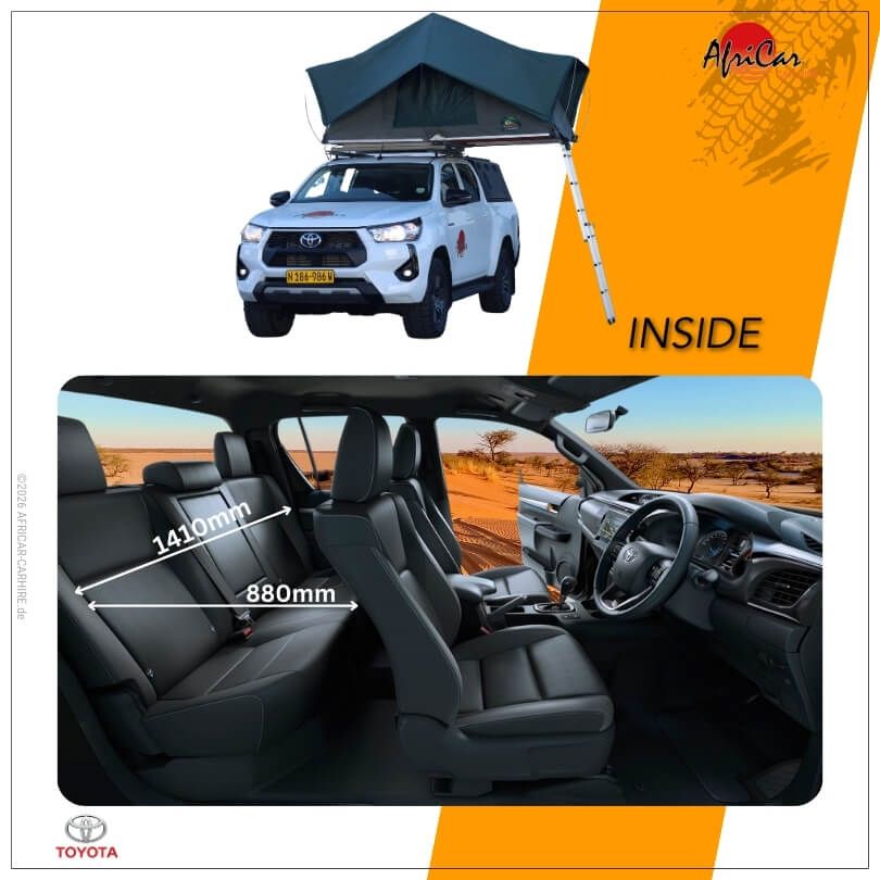Dimensions Toyota Hilux Camper