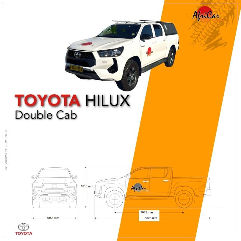 Dimensions Toyota Hilux Double Cab