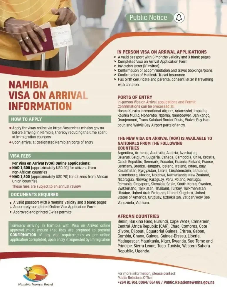 Information Visumspflicht EN