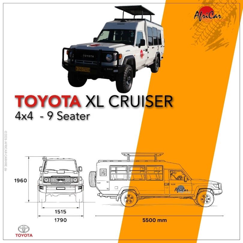 Abmessungen Toyota XL Cruiser
