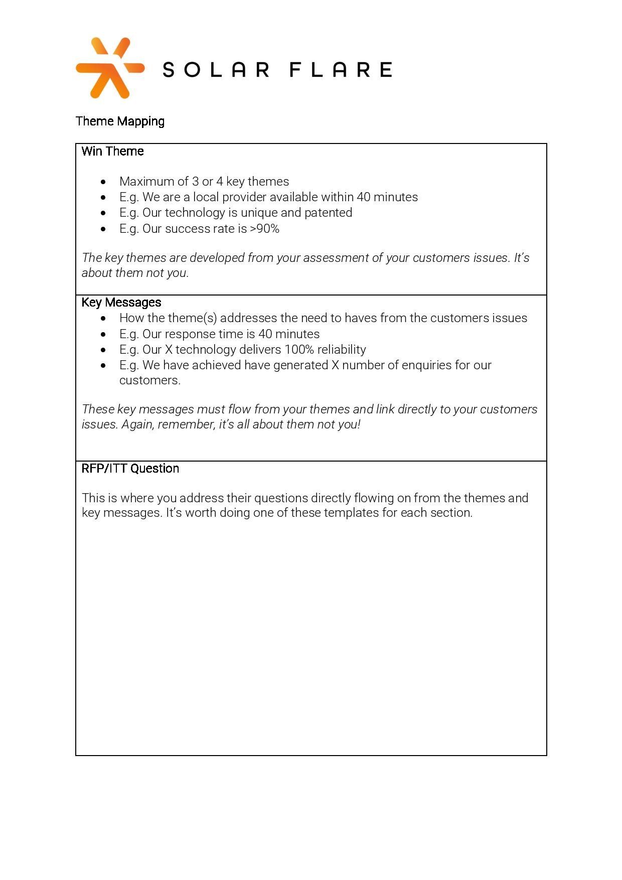 Click to download Key Themes And Messages