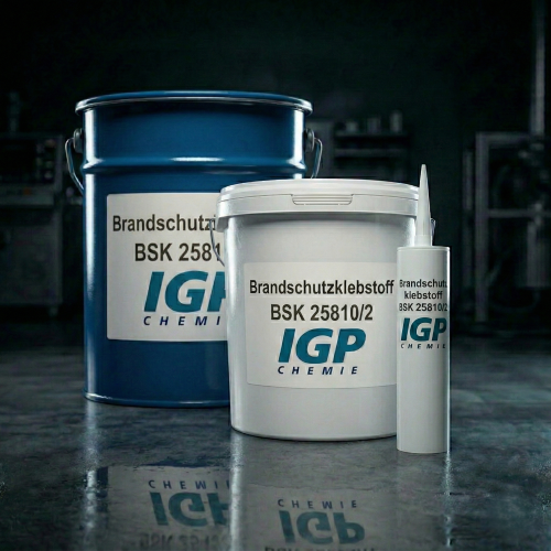 Unser Brandschutzkleber BSK 25810/2 in verschiedenen Gebinden