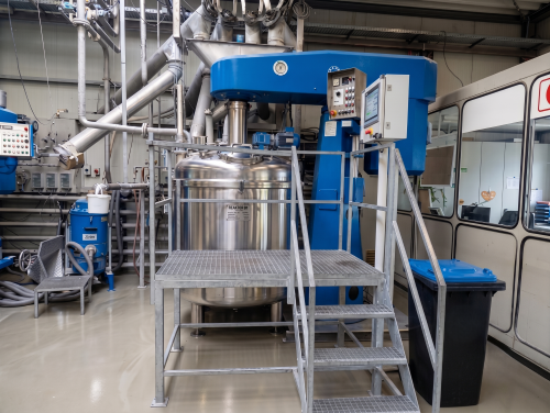 Große Disolver von der IGP Chemie GmbH aus Dülmen, können auch große Mengen verarbeiten.