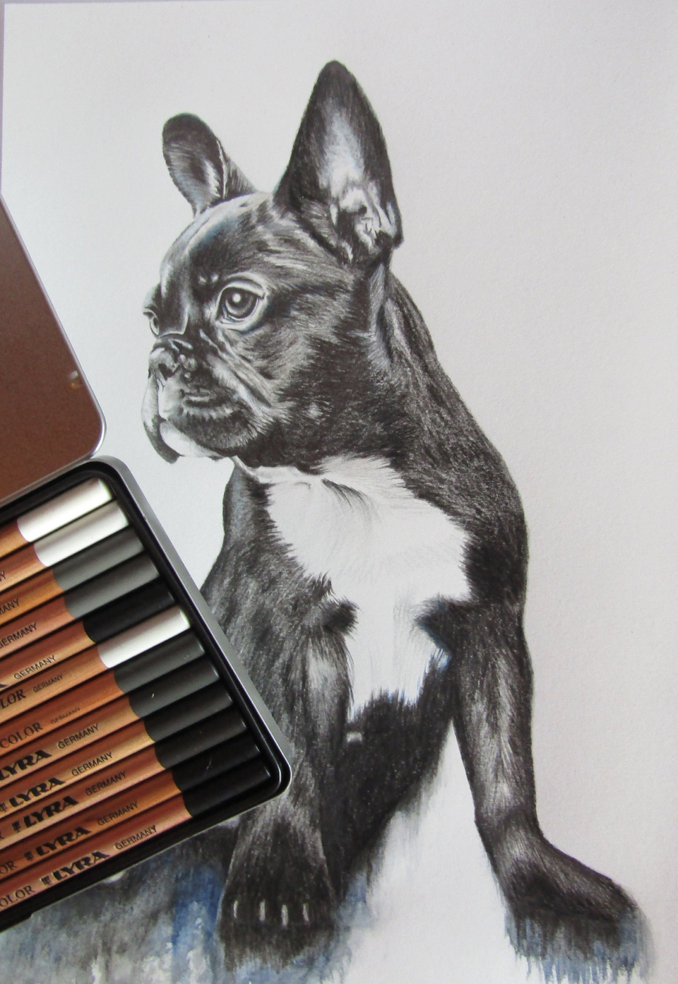 Técnica mixta de Bruynzeel Aquarel y Lyra Polycolor Técnica mixta de Bruynzeel Aquarel y Lyra Polycolor