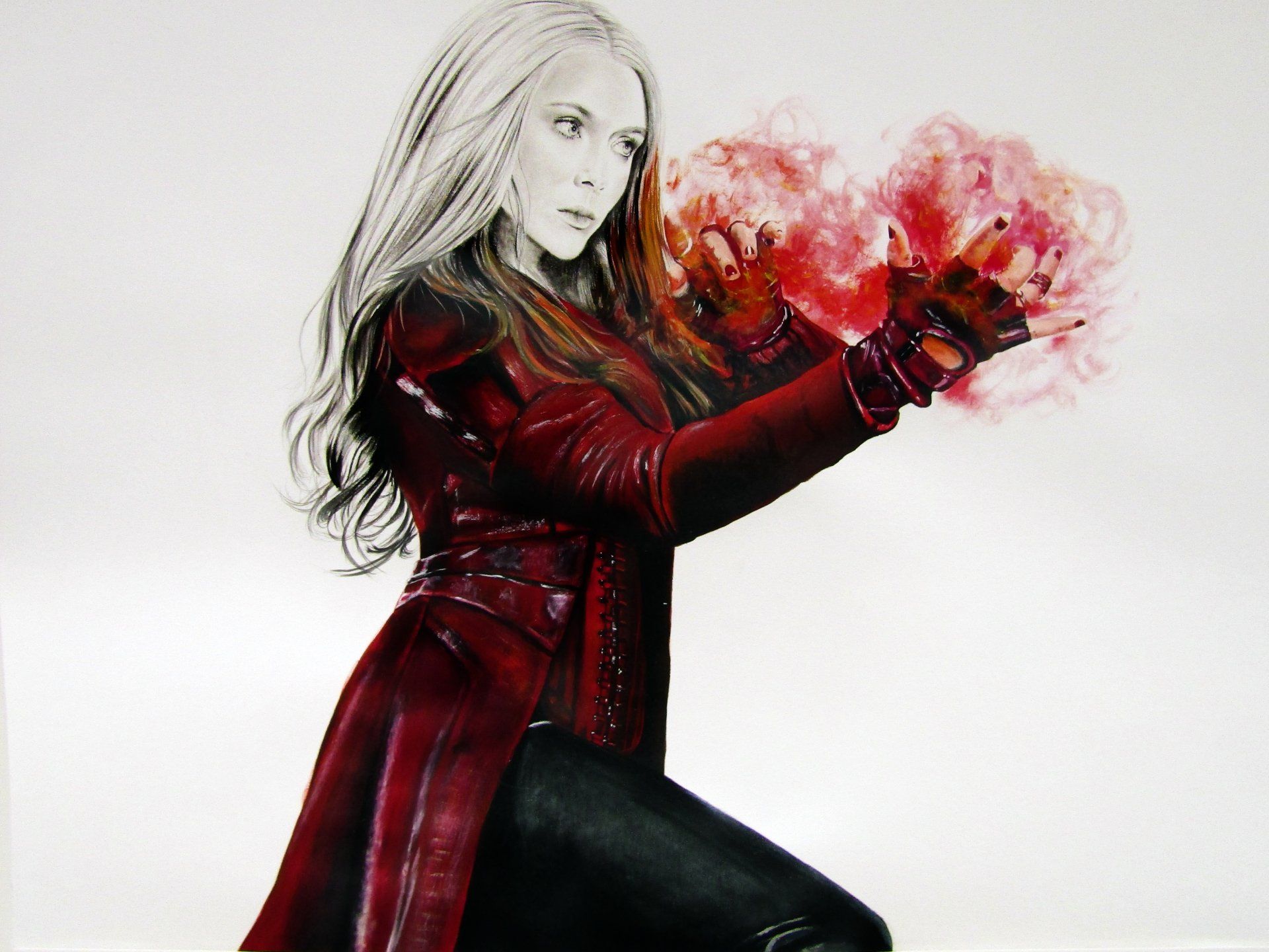 retrato de súper héroe